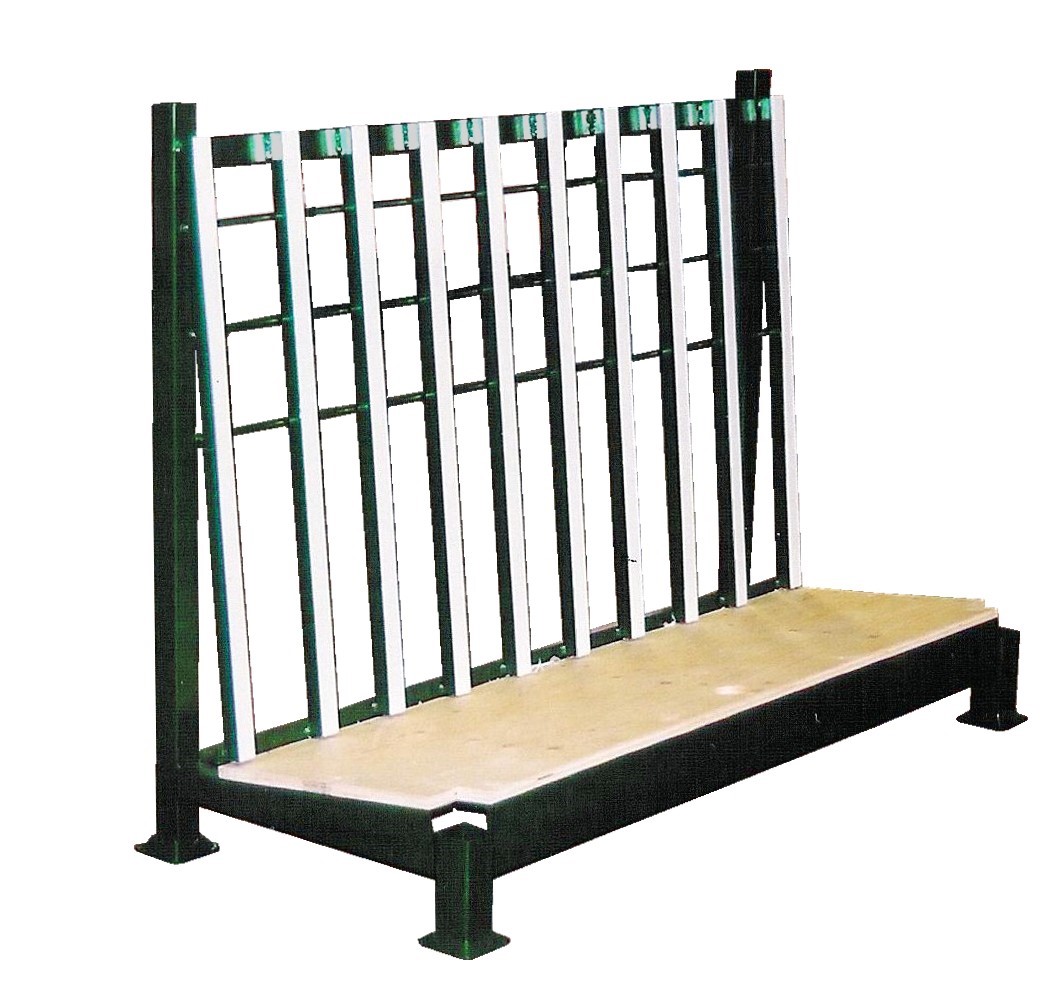 K-23E L-Type Stackable Shipping Rack with Plastic Backing