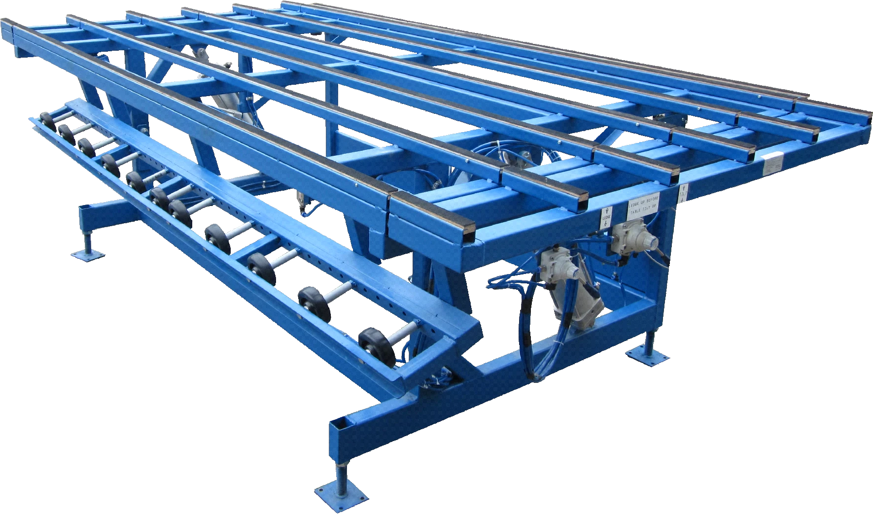 Pneumatic Tilting Table with Extendable Top and Sides