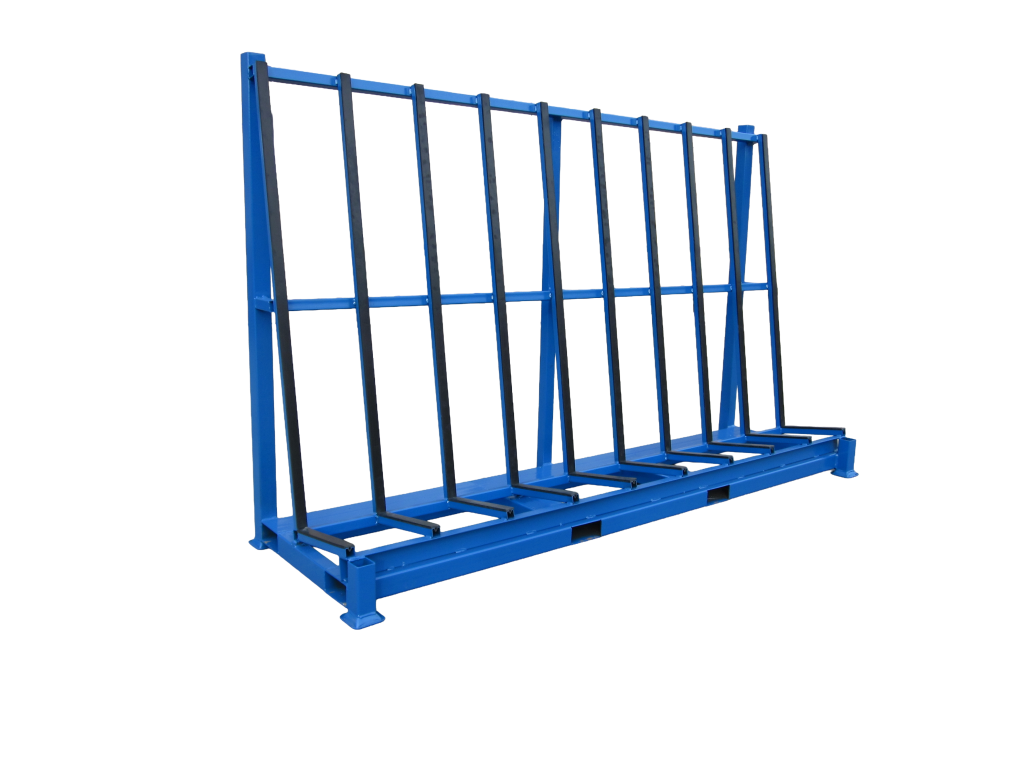 K-23AS L-Type Stackable Shipping Rack with Rubber - Kear Fabrication