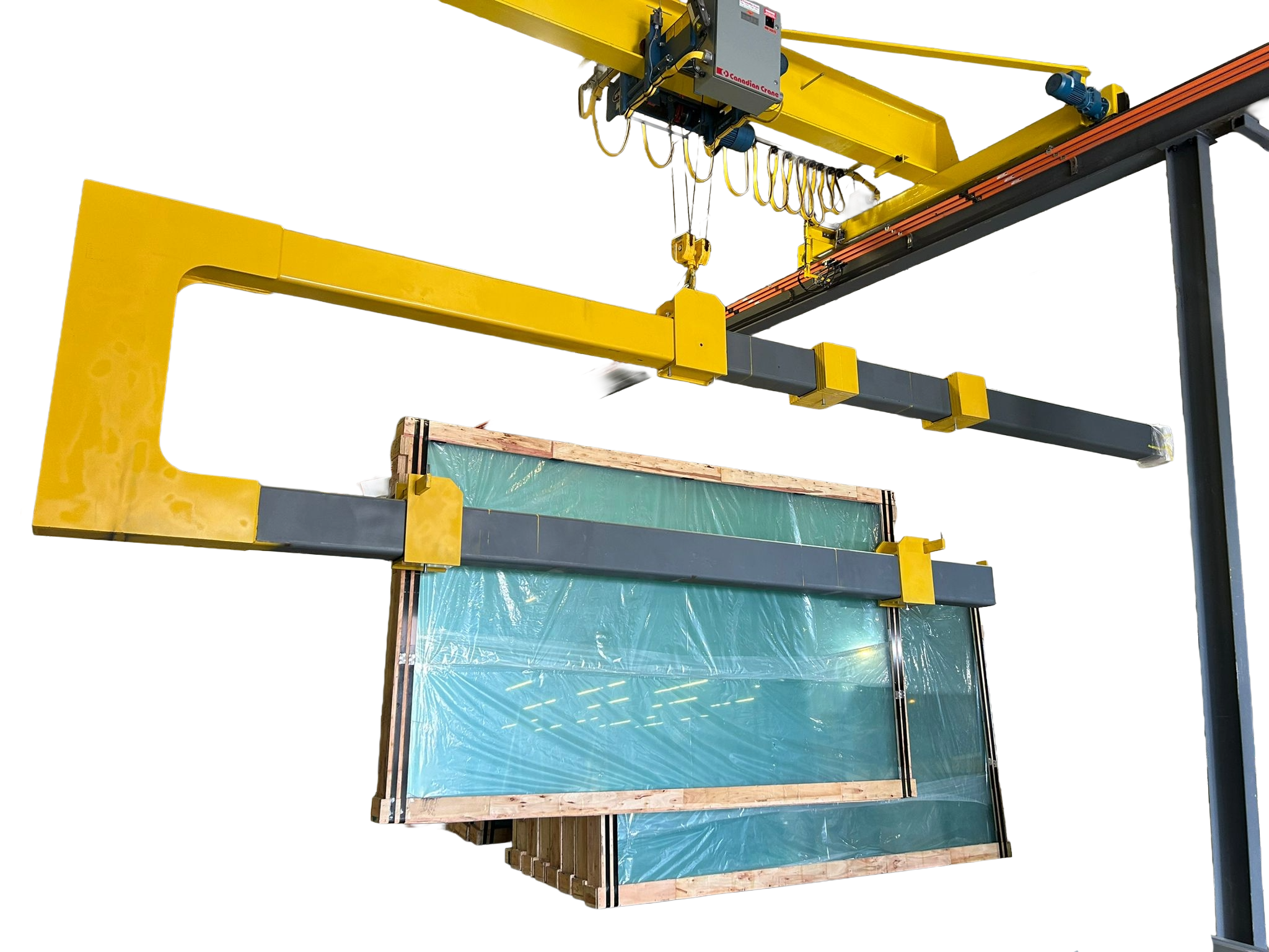 K-16MTR C-Shaped Spreader Bar for Glass Container