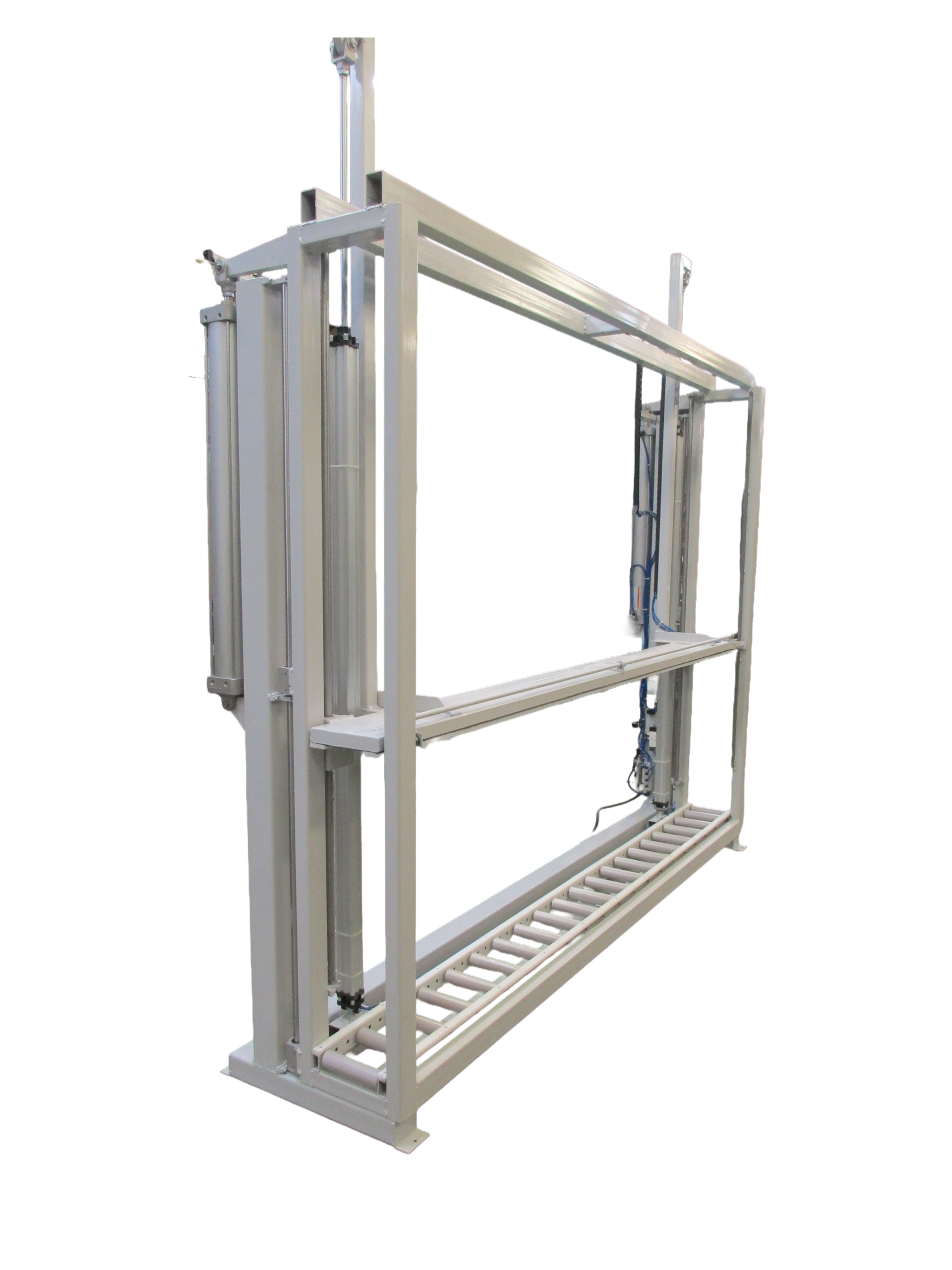 Glazing and Squaring Rack with Pneumatic Lift and Top Glamp